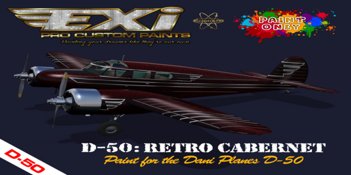 ~EXi~ Paint D- 50 Retro Cabernet  (boxed)