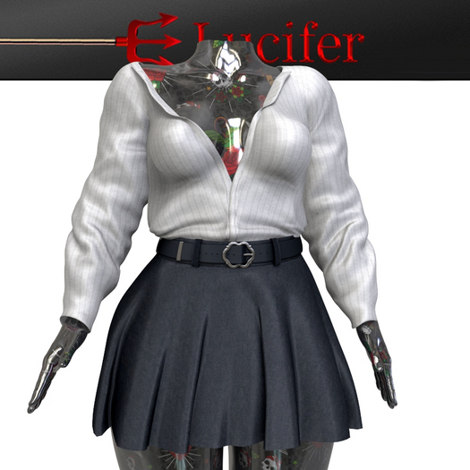 White Navy Preppy Outfit