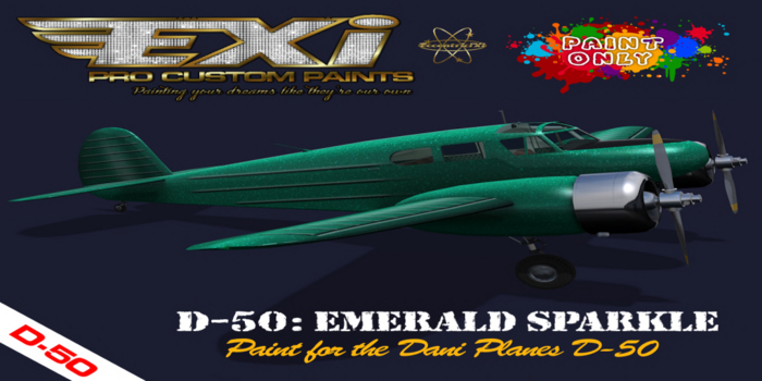 ~EXi~ Paint D- 50 Atomic Emerald  (boxed)