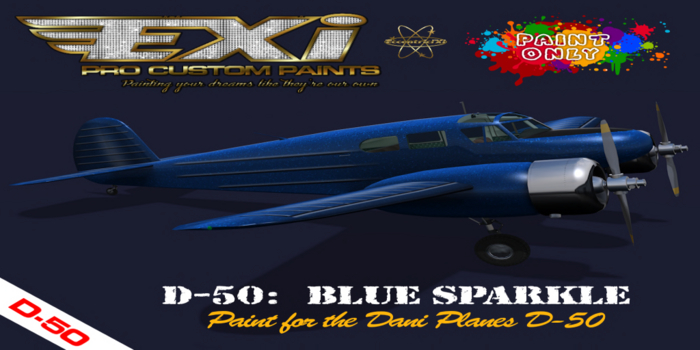 ~EXi~ Paint D- 50 Atomic Blue  (boxed)