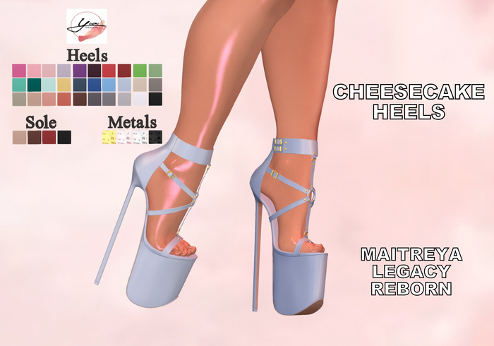 ..YIA.. Cheesecake Heels Fatpack