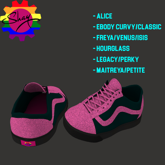 Pink Glitter Sneakers (F)