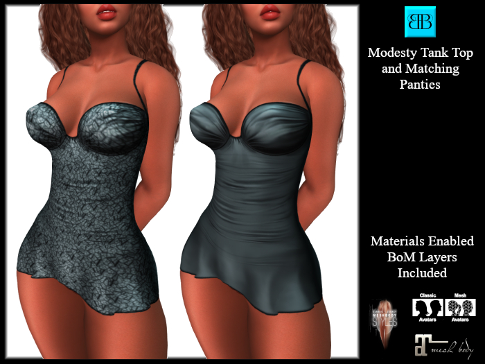 *BB* Modesty Tank Tops Turquois