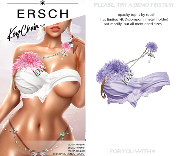 ERSCH - KeyChain Top -lilac-