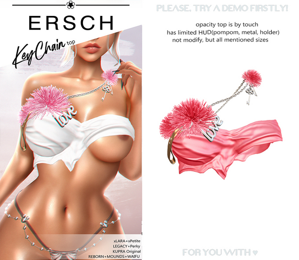 ERSCH - KeyChain Top -hotpink-