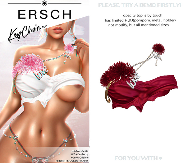 ERSCH - KeyChain Top -blood-