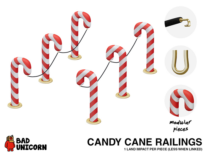 Candy Cane Railings