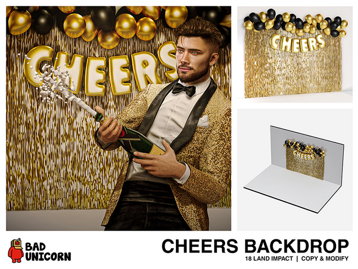 Cheers Backdrop