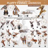 SEmotion Libellune Fluffy Fennec Animesh #4 RARE