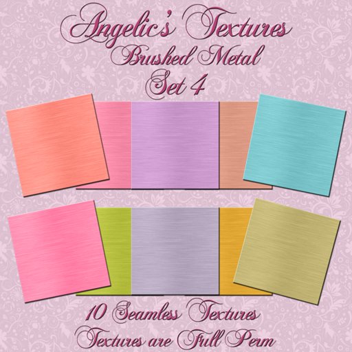 [Angelic] Brushed Metal Set 4