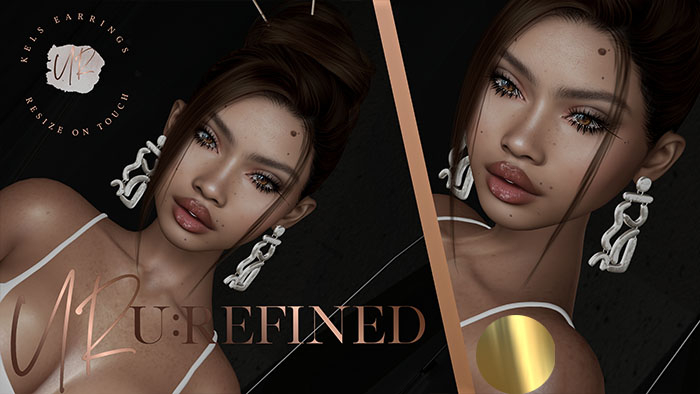 {U:Refined} Kels Earrings [Gold]