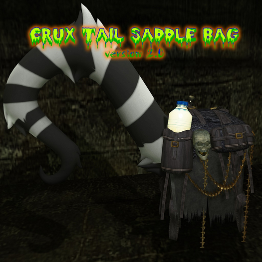 Crux Tail Saddle Bag leather
