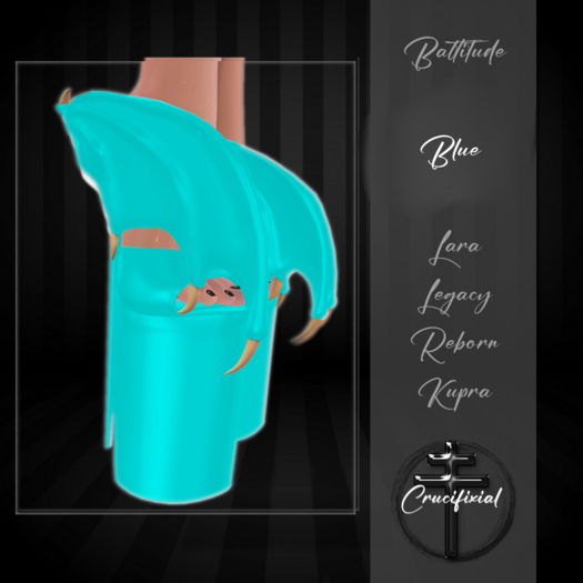 +CD+ Battitude sky blue  (Boxed)