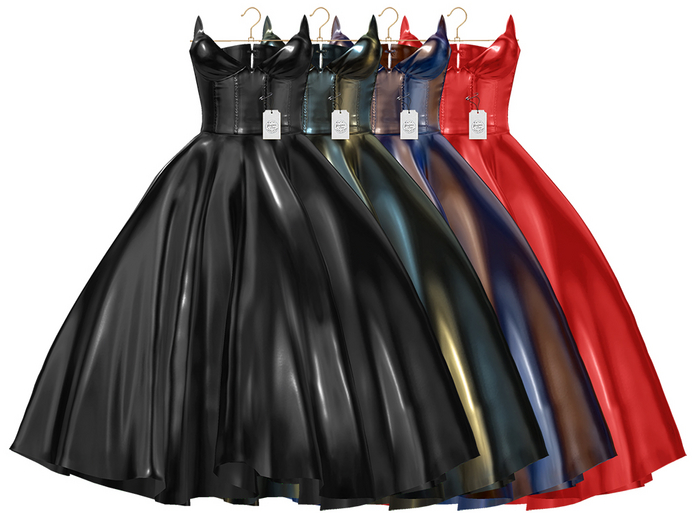 MAITREYA LARAX Stories&Co. Lily Dress - Latex / LaraX