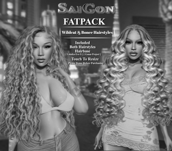 SaiGon - " Wildcat & Bonce Hairstyles " [ FATPACK ] DEMO