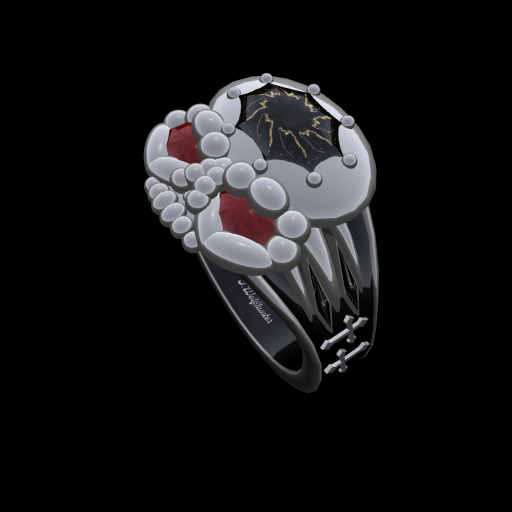 Warlock Skull Ring TW