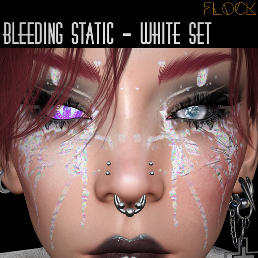 [FLOCK] - Bleeding Static - White Static Pack