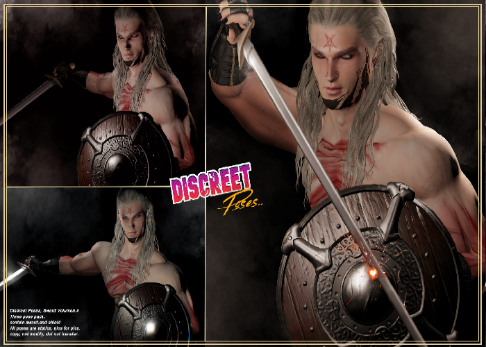 Discreet Poses (Shield/Sword) Volumen.5