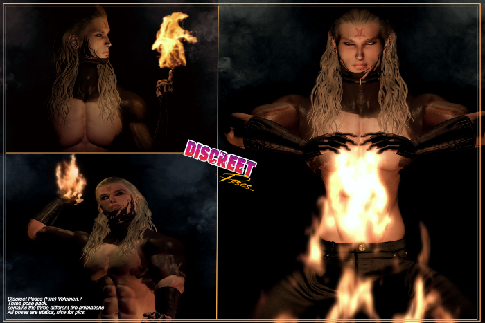 Discreet Poses (Fire) Volumen.7