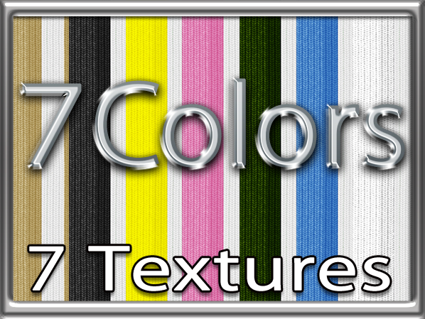 Zoy Texture [ Strypy Knitted 07 ] Seamless - 7 Colors