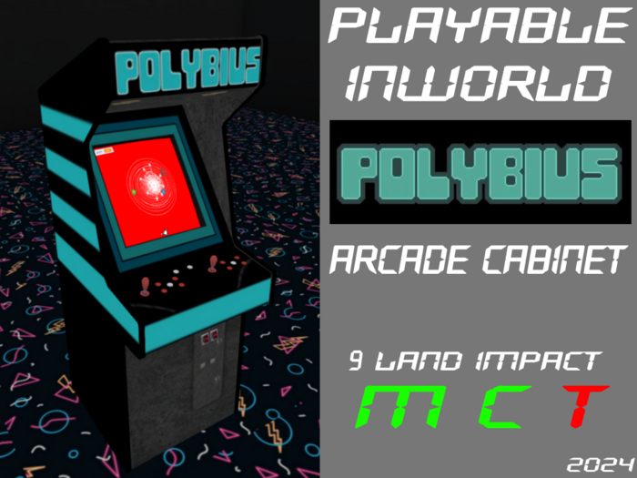 Playable Arcade Cabinet - Polybius