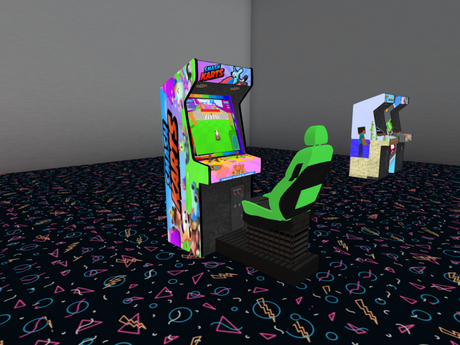 Arcade Games Using Camera Second Life Marketplace - Playable Arcade Cabinet - Smash-Karts