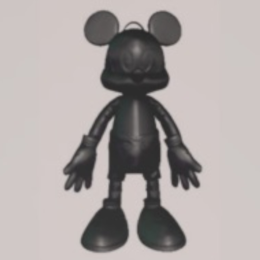 mickey mouse bag -black