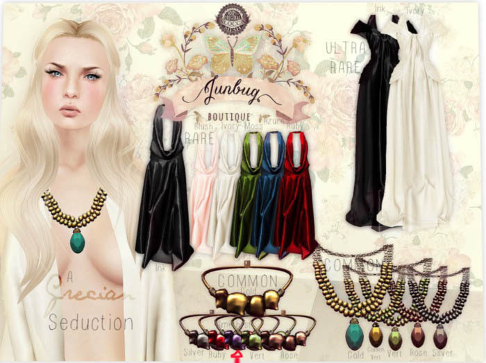 *{Junbug}* Grecian Goddess Collar [Gold]