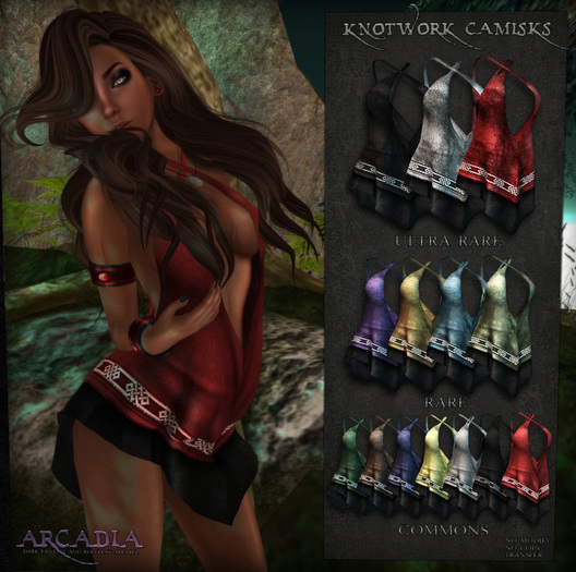 .A. - Knotwork Camisks Black