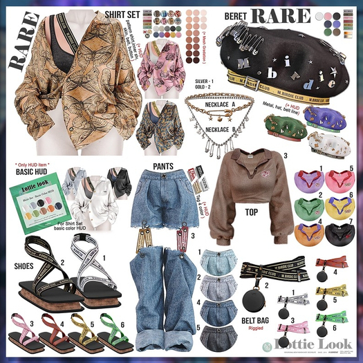 `M.BIRDIE / Lottie look. TOP Maitreya6