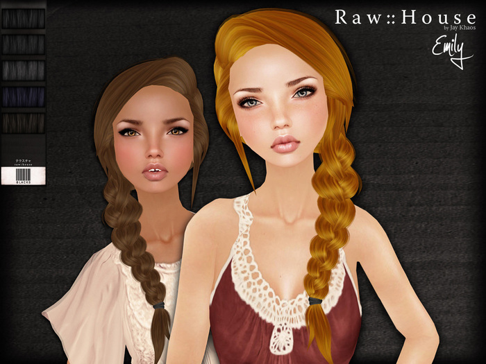 RAW HOUSE :: Emily Hair [Blacks]