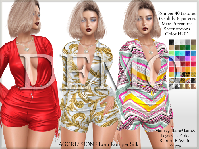 Aggressione Lora Romper Silk DEMO