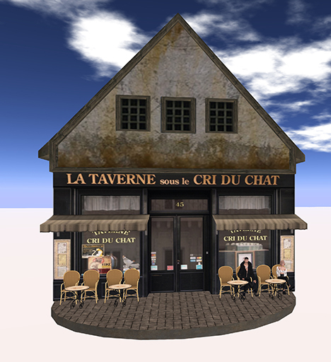 Cafe with terrace Paris