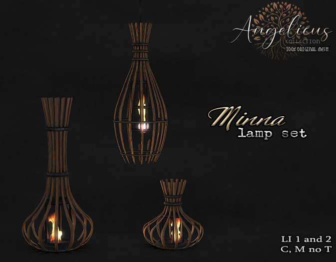 .AngelicUs. Minna lamp set 
