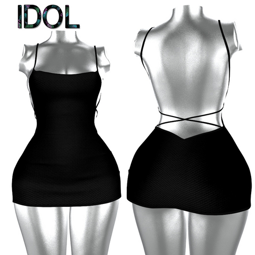 Black Kirsten DRESS REBORN