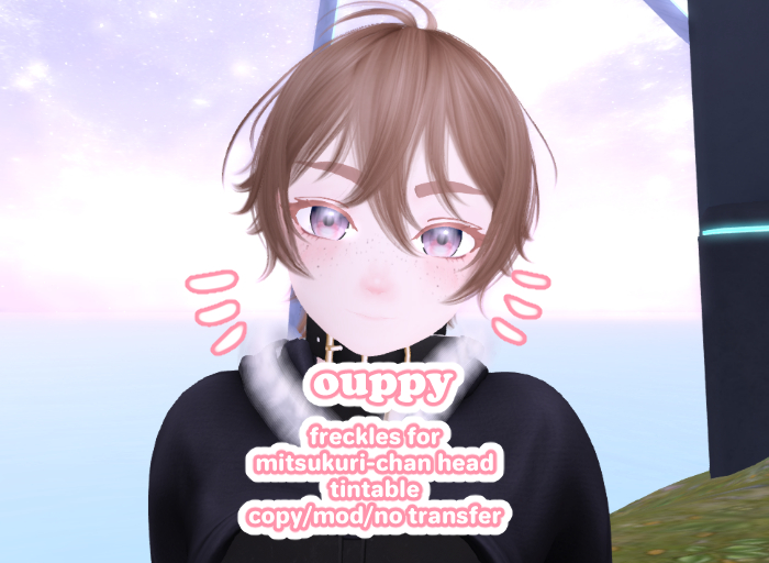 {ouppy} mitsukuri-chan freckles