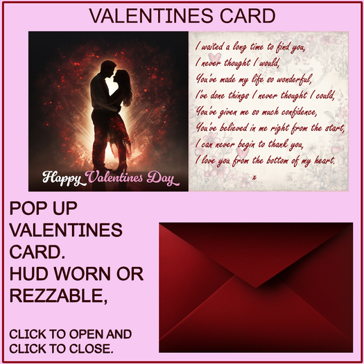 Valentine card