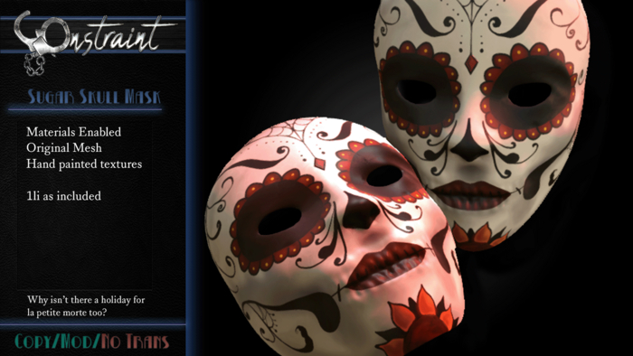 [CON] Sugar Skull Mask