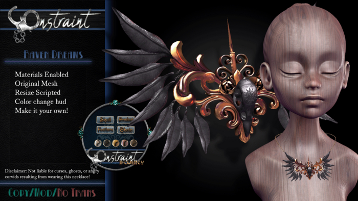 [CON] Raven Dreams Necklace