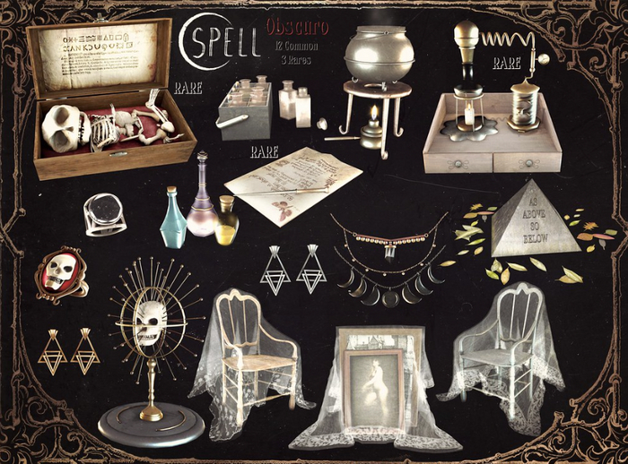 SPELL : Obscuro: Elemental Earring Gold