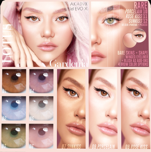 4. LOTUS. Gardenia Eyes [boxed]