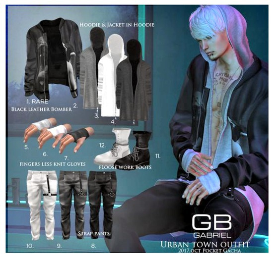 ::GB::fingers less knit gloves(Slink) gray