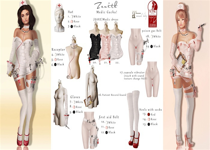 =Zenith=Medic gloves (Rose)(Maitreya) 1