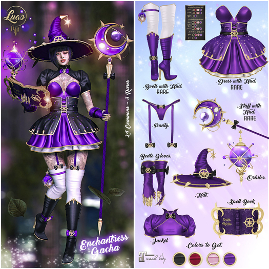 Luas Enchantress Gloves Pink