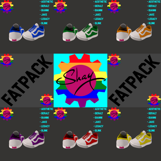 Color Leather Sneakers Fatpack