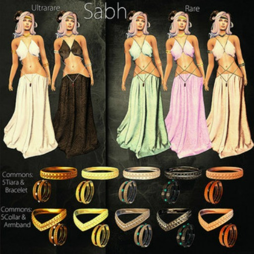*Sweet Kajira*Subh Crown & bracelet silver
