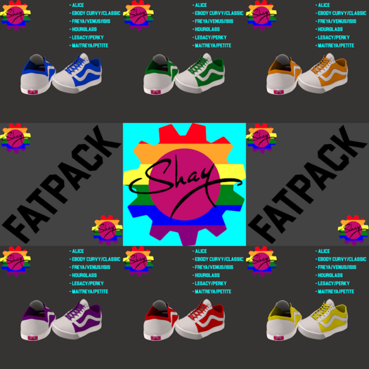 Color Leather Sneakers (F) Fatpack
