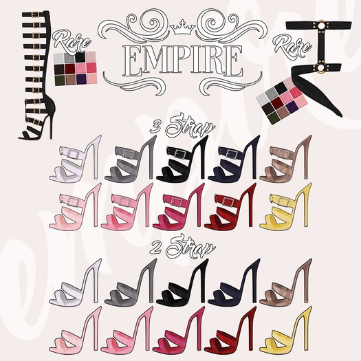 #EMPIRE - Holly 2 Strap - Maitreya - coral