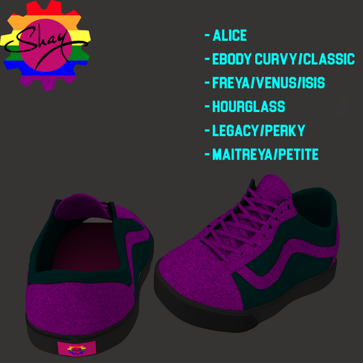 Purple Glitter Sneakers (F)