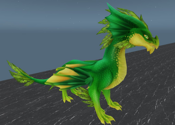 Mystical Creatures Dragons : Verdant 4T Xanadu Drake